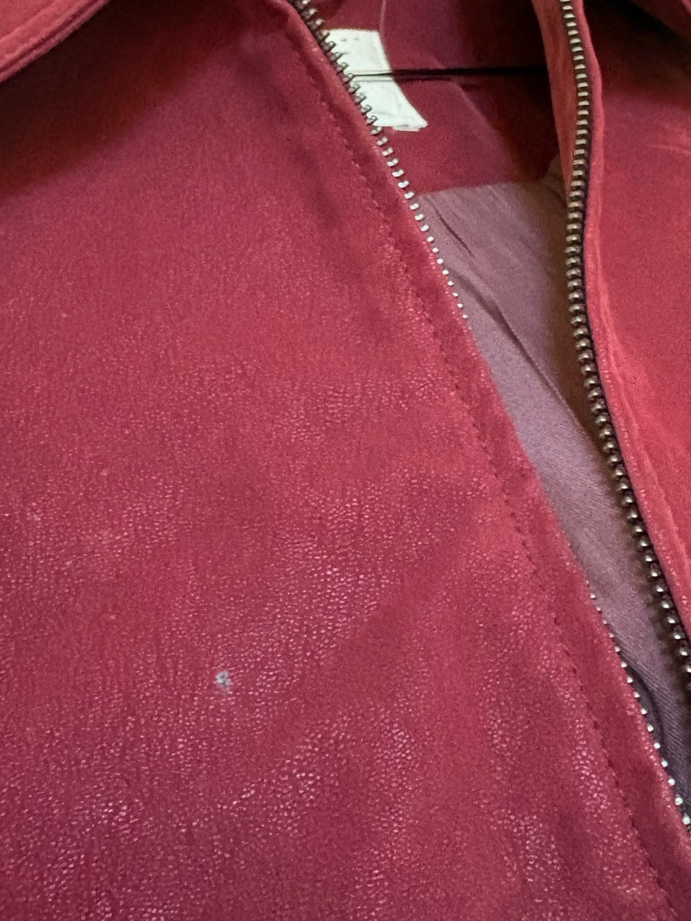 NWOT Free People We The Free River Vegan Suede Jacket Size Medium - Picture 9 of 15